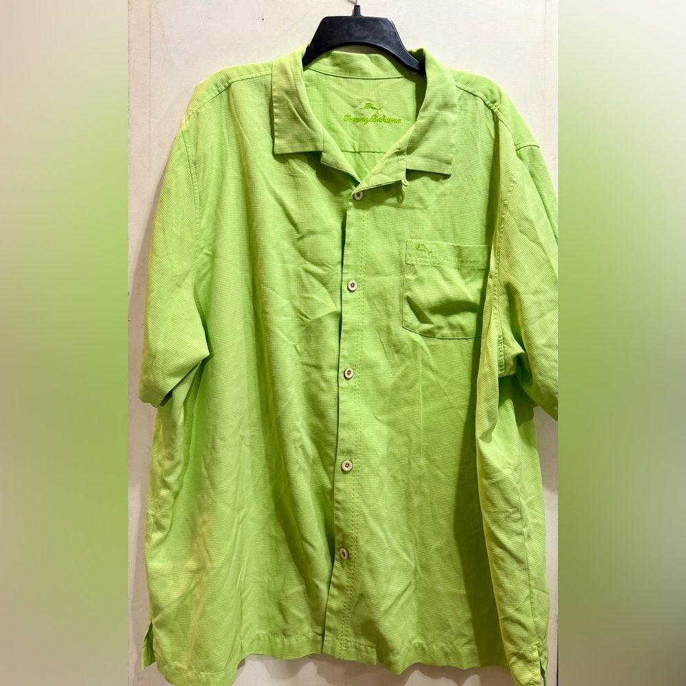 Tommy Bahama Lime Green Button-Down Shirt